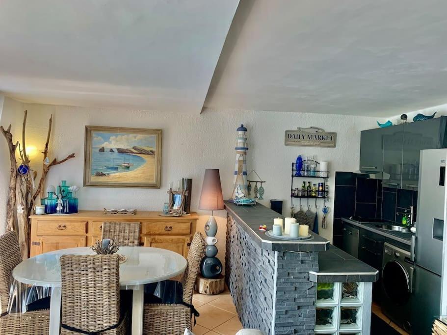 Appartement Vue Mer - Rdc - Parking Prive - Meuble Tourisme 4 Etoiles Agde Zewnętrze zdjęcie